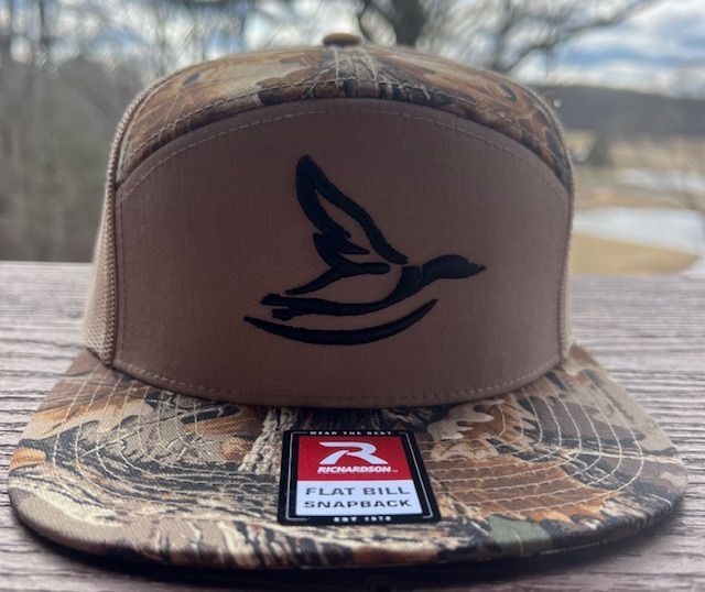 River Rags R168 7 panel REALTREE/tan Lone Mallard Puff