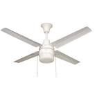 Litex - Urbana - 4 Blade Ceiling Fan with Light Kit-17.25 Inches Tall and 48