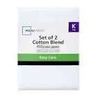 Mainstays Set Of 2 Pillowcases King