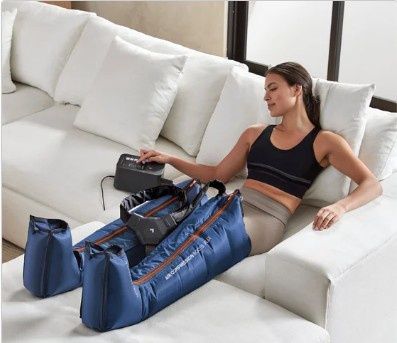 Sharper Image Air Compression Boots Flex Leg Recovery System (Small-Medium) )