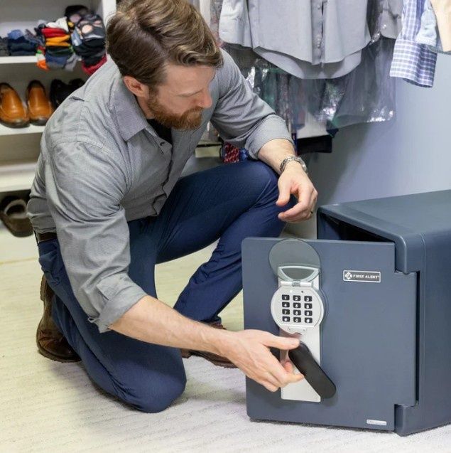 First Alert 0.94 cu. ft. Digital Ready-Seal Waterproof Fire Resistant Safe