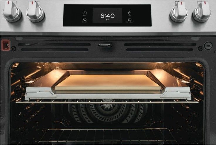 Frigidaire Gallery 30" Front Control Electric Range with Stone-Baked Pizza GCFE3070BF