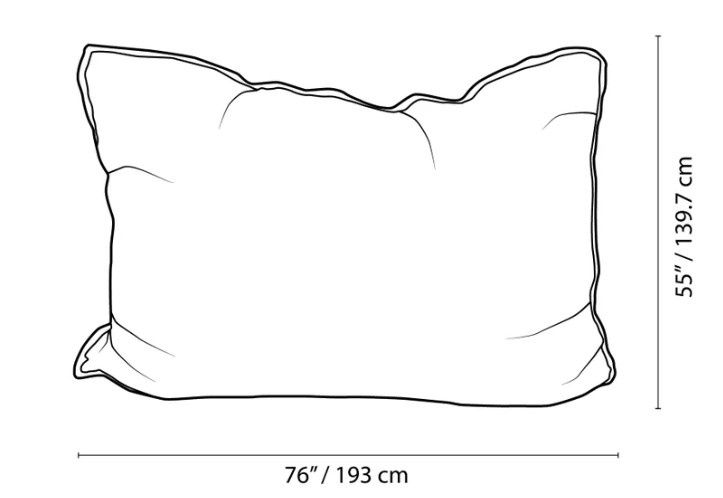 Lounge &amp; Co Crash Foam Pillow