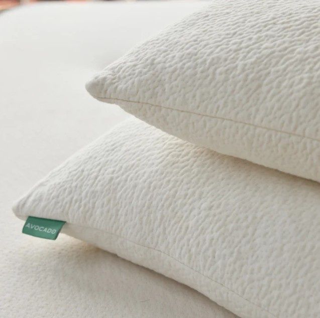 Avocado Organic Pillow with Natural Latex and Kapok Fill