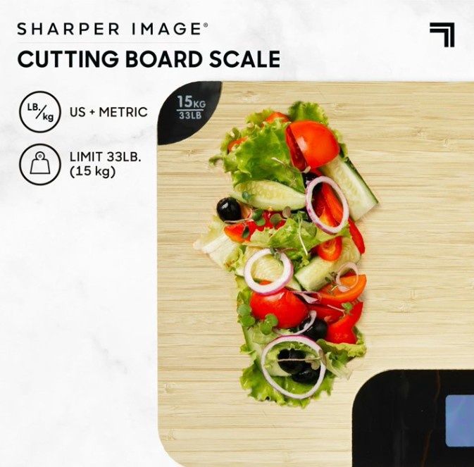 Sharper Image Cutting Board Scale
