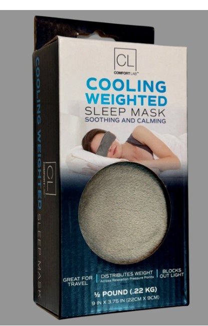 Cooling Weighted Sleep Mask soothing and calming