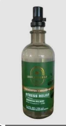 Bath and body Works  Aromatherapy Natural Essentials Oils  Eucalyptus and Spearmint  Stress Relief Essential Mist with Vitamin E plus Aloe