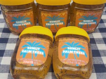 PocketBac Sunlit Palm Trees Anti-Bacterial Sanitizer Gel