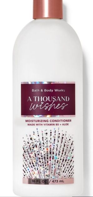 Bath and Body Works A Thousand Wishes Moisturizing Conditioner made with Vitamin B5 plus Aloe