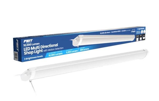 Feit 10,000 Lumen Multi-Directional Shop Light with Motion Detection