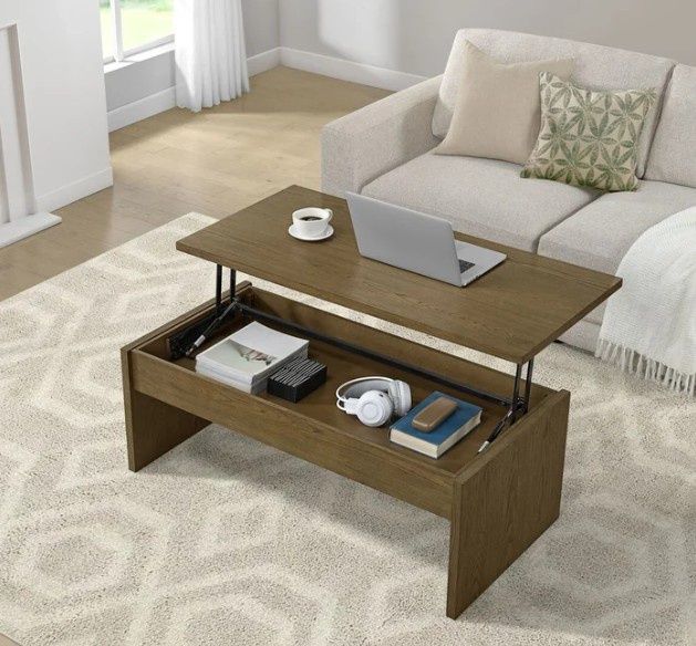 Whitlee Lift-Top Coffee Table, Brown