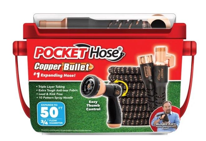 Copper Bullet Pocket-hose 50 Foot
