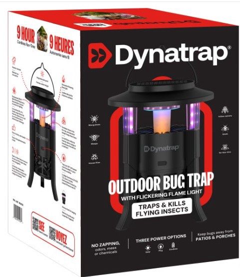 Dynatrap Solar Outdoor Bug Trap 1/4 Acre