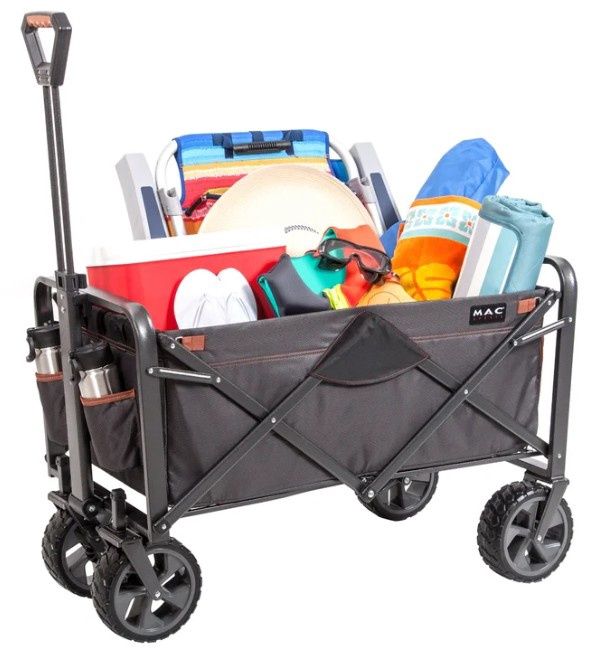 Mac Sports XL Folding Wagon with Brakes