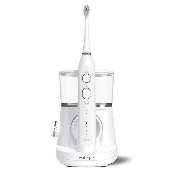 White Waterpik™ Sonic-Fusion™ Flossing Toothbrush