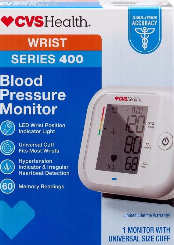 CVS Series 400W Wrist Blood Pressure Monitor