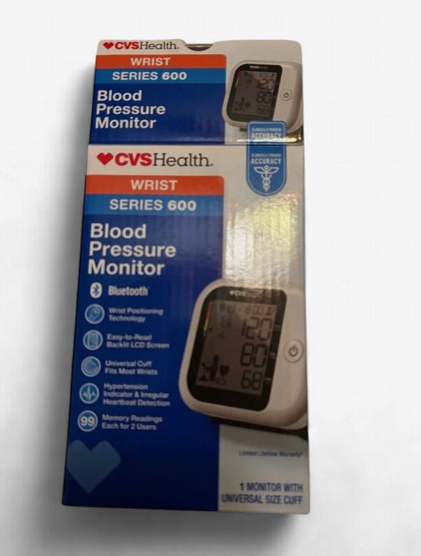 CVS Health Series 600W Wrist Blood Pressure Monitor