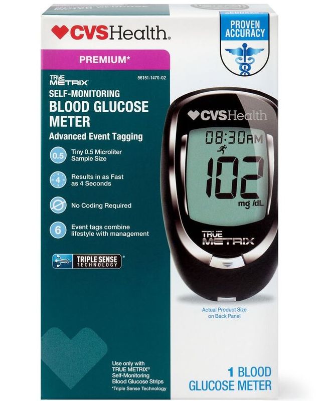 CVS True Metrix Self-Monitoring Blood Glucose Meter