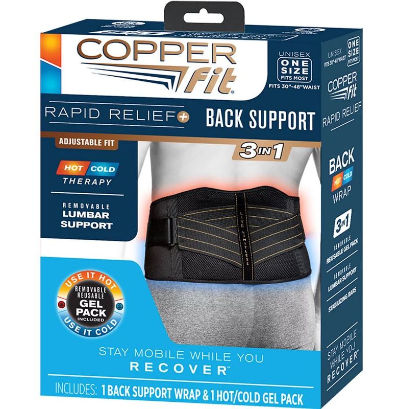 Copper Fit Rapid Relief Back Wrap