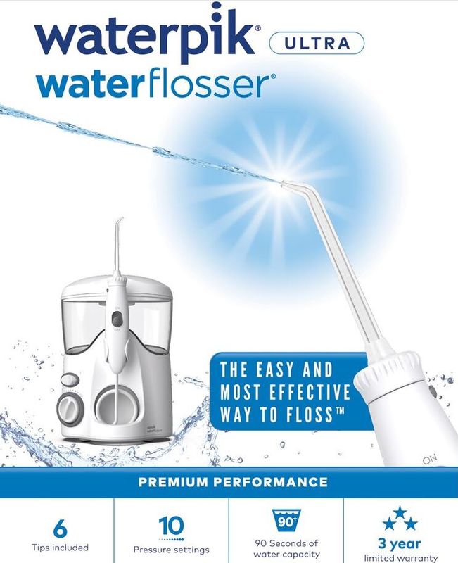 Waterpik Ultra Water Flosser, WP-100, White