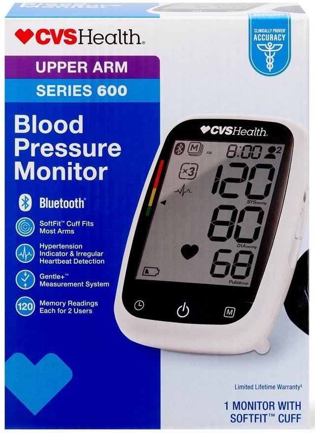 CVS Series 600 Upper Arm Blood Pressure Monitor
