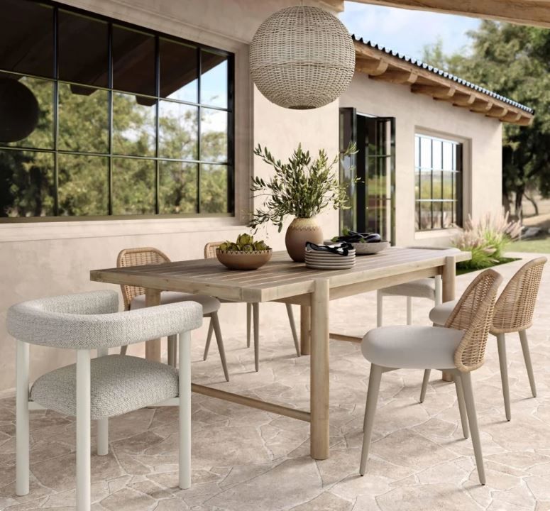 TOV Furniture Alexa Rattan Performance Chair