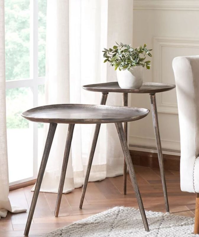 Convenience Concepts Bali Metal Nesting End Table