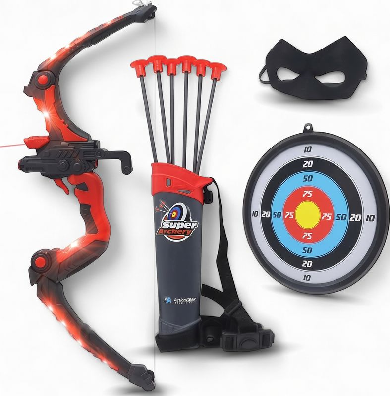 Archery Set With Flashing LED Lights