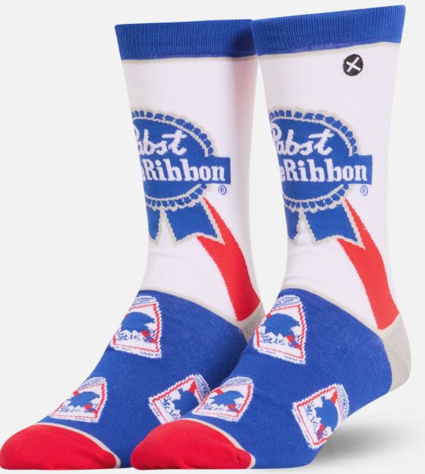 Odd Socks - Pabst Novelty 2 Pack Can Crew Socks