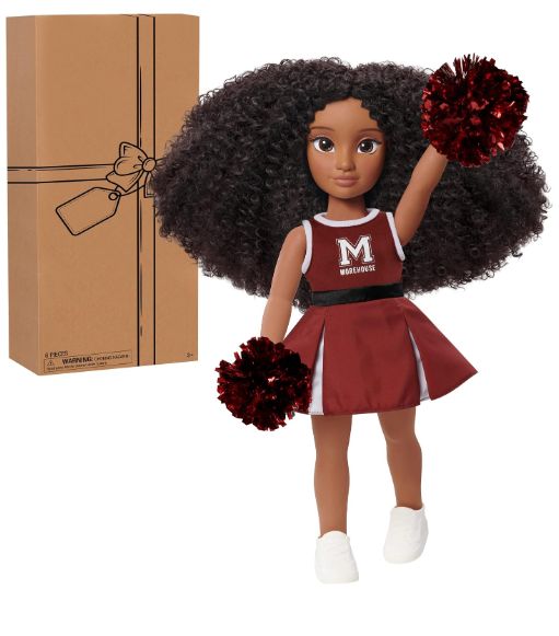 HBCU Cheer Captain Doll - Morehouse (Morehouse College)