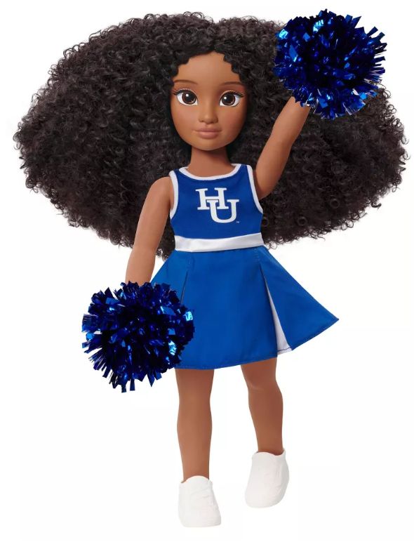 HBCU Cheer Captain Doll - Hampton (Hampton University)