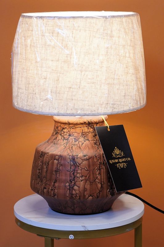 Terra Form: The Textured Ceramic Table Lamp