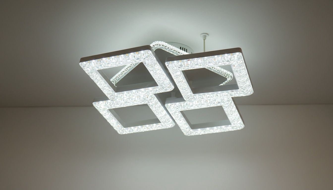 Quadria Crystal Flush Mount