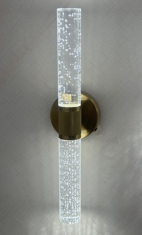 Aurelia Halo: Round-Mount Crystal Wall Sconce