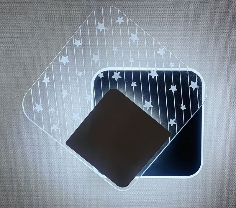 Lucent Geometry: Layered LED Wall Light