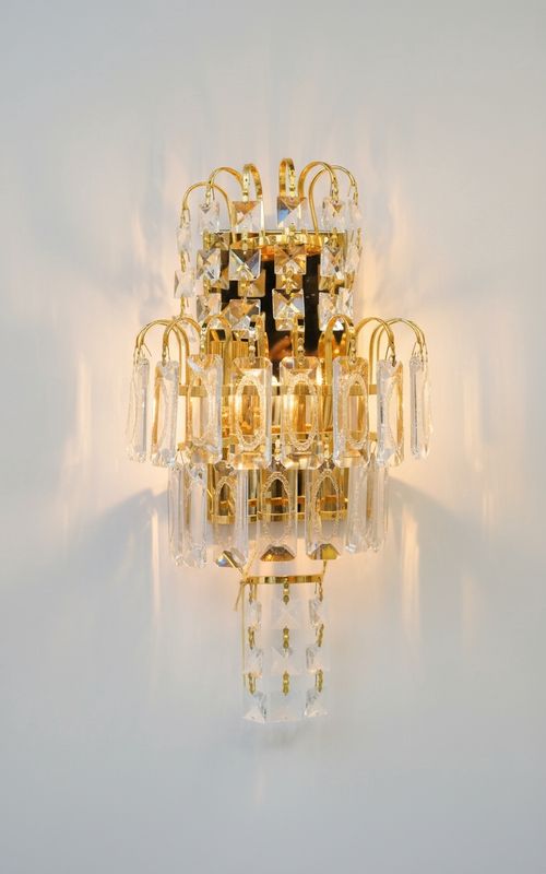 Elegant Crystal Wall Sconce – Timeless Luxury for Your Space