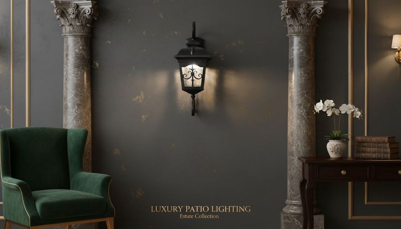 Wrought Iron Scrollwork Lantern – Regal Geometry Meets Artisan Detailing