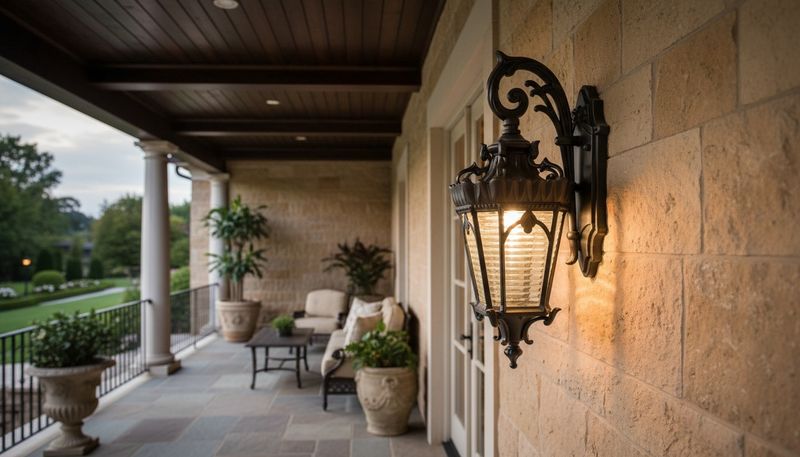 Victorian Scrollwork Outdoor Wall Lantern