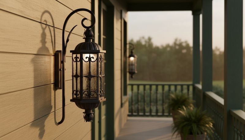 Celeste Noir Twin Lantern Street Lamp – Gothic Iron &amp; Clear Glass Grandeur