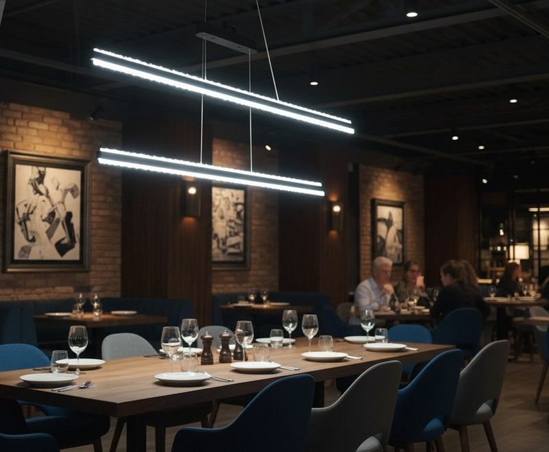 Axis Trio: Multi-Finish Linear Pendant Set