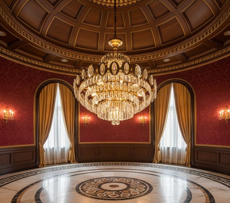 Imperial Aurelia: Tiered Crystal Chandelier