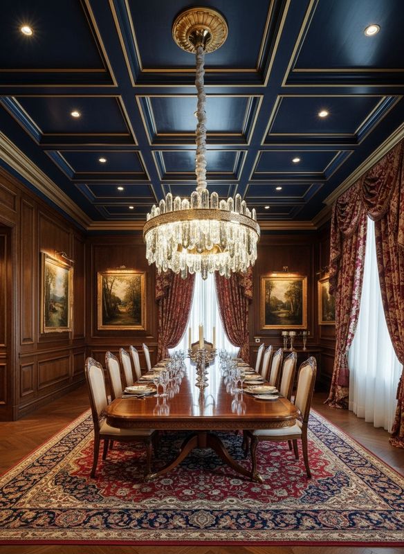 Golden Horizon / Crystal Chandelier