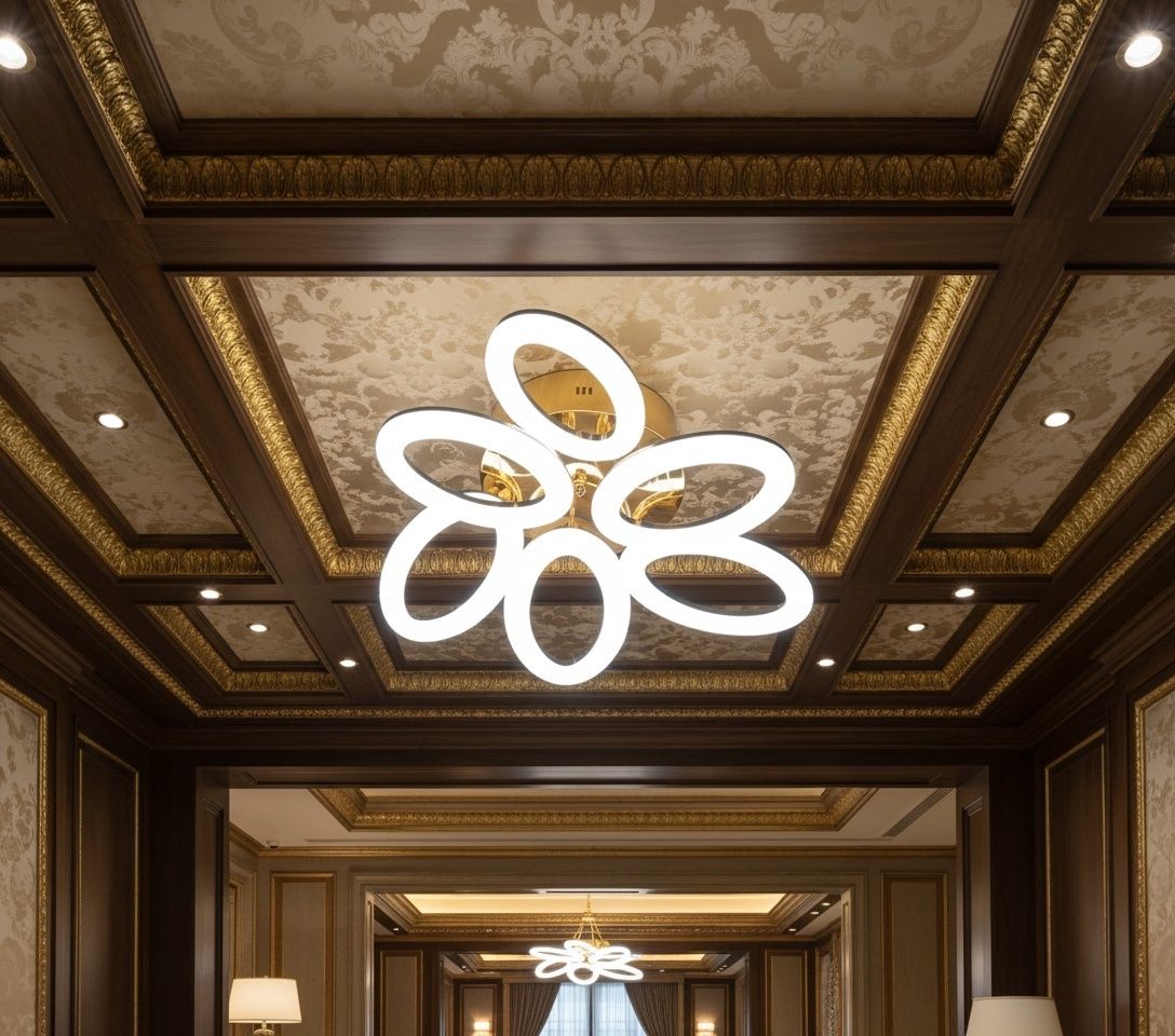 Floralis Halo Flush Mount