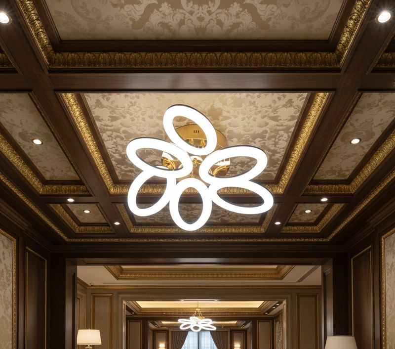 Floralis Halo Flush Mount-