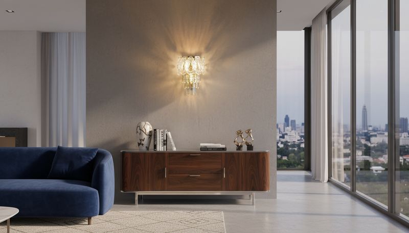 Aurora Goldfall Wall Sconce