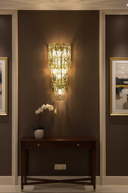Aurora Crystal Wall Sconce