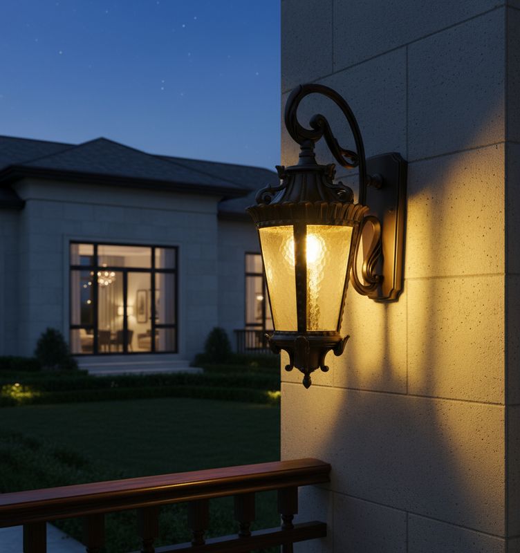 Antique Bronze Wall Lantern – Handcrafted Elegance for Timeless Exteriors