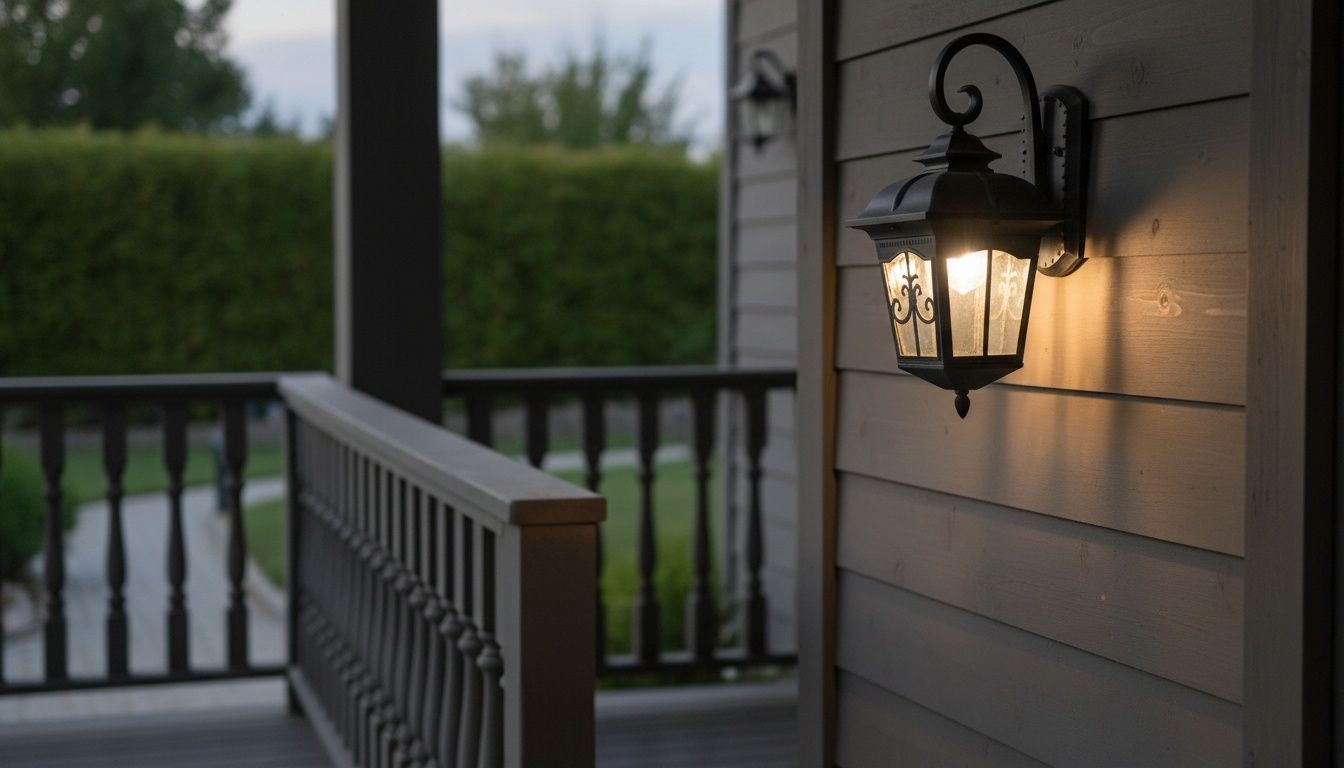 Vintage-Inspired Outdoor Wall Lantern Matte Black Finish