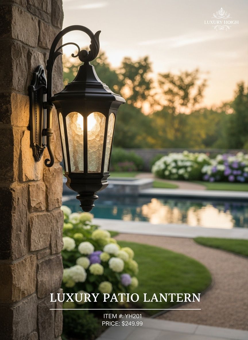 Twilight Manor Wall Lantern –- Elegance Meets Illumination