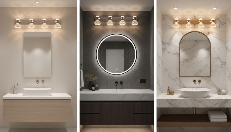 Crystal Glow Vanity Light Bar – Modern Luxe Series